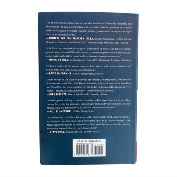 Never Enough by Mike Hayes • Hardcover Book • New - Picture 2 of 5